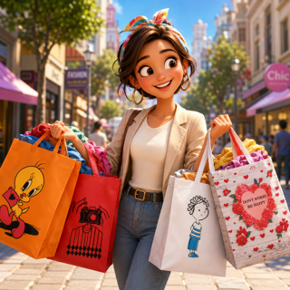 بگ فانتزی پارچه‌ای قابل شستشو در ابعاد ۴۴*۳۳